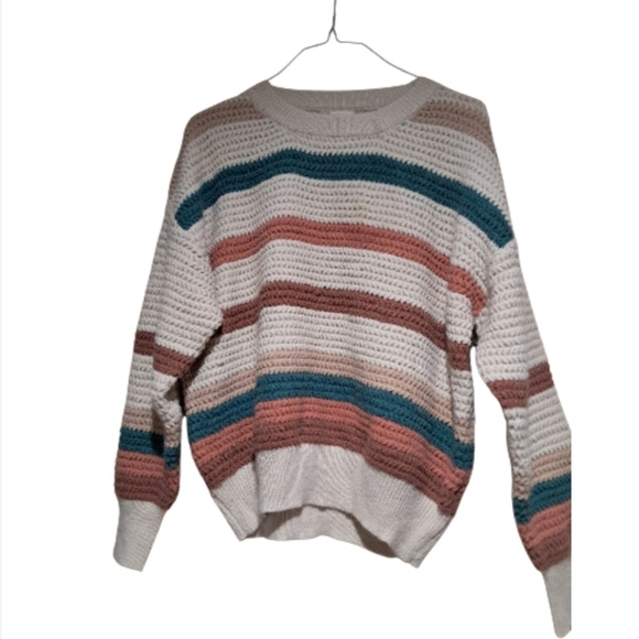 Altar'd State Multicolor Striped Sweater - Picture 3 of 14